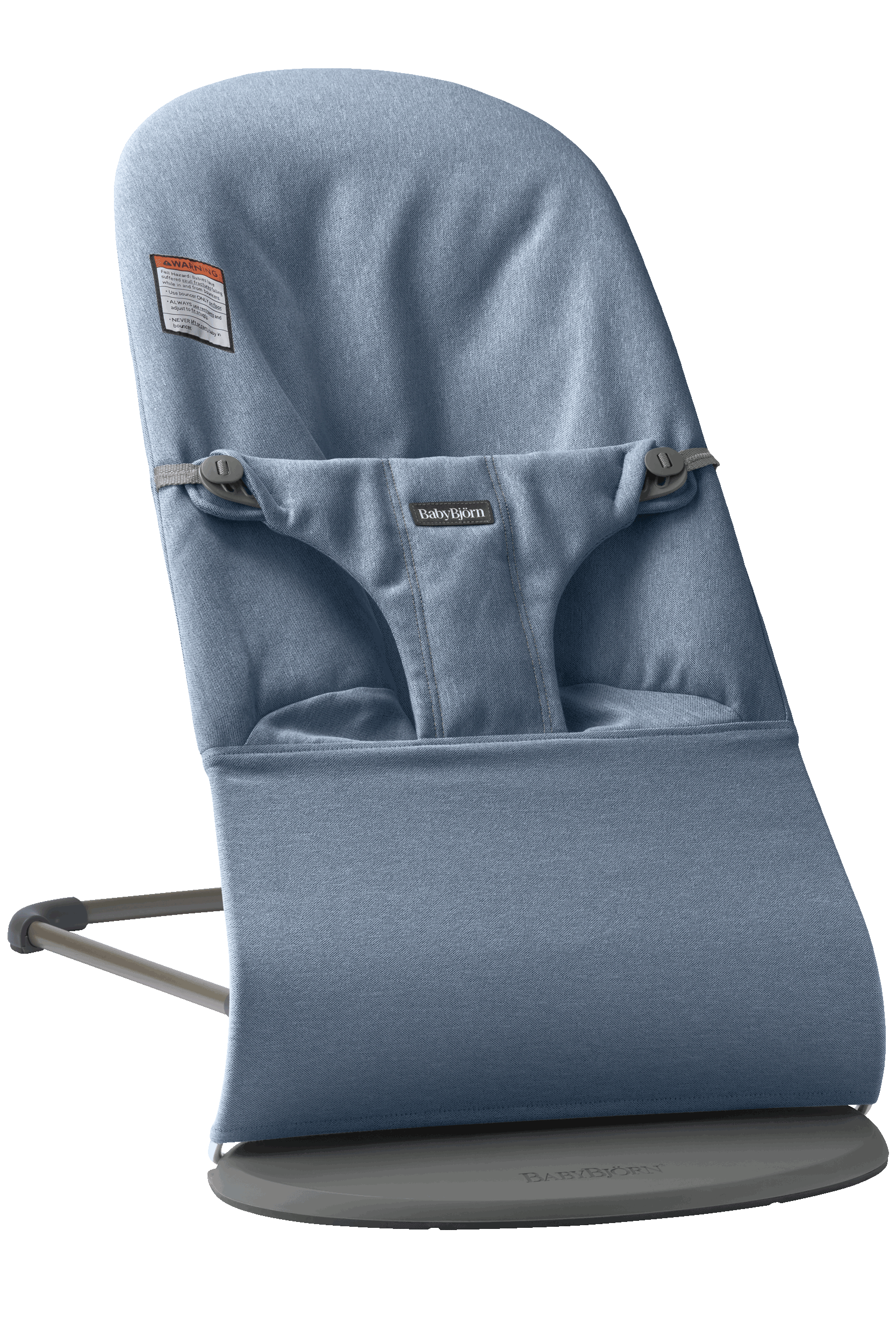 BABYBJÖRN Bouncer Bliss Babywippe in Blau – leichter, ergonomischer Baby Bouncer