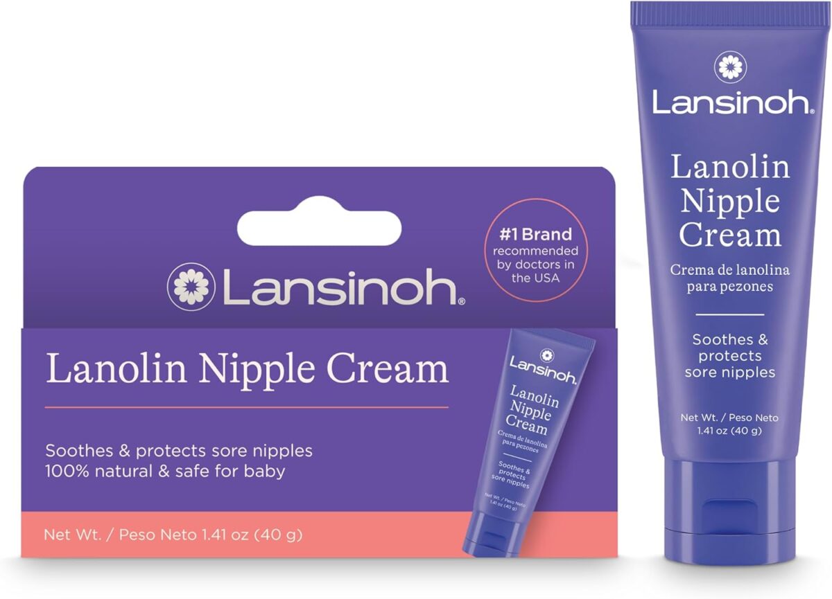 Lansinoh HPA Lanolin Brustwarzencreme für Kliniktasche und Wochenbett