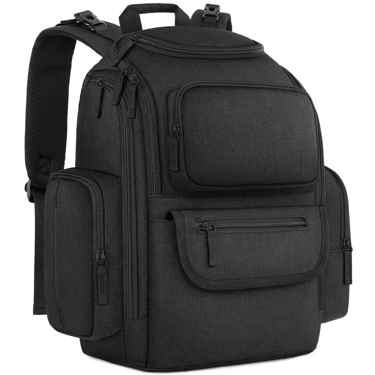 Mancro Wickelrucksack groß mit isolierten Seitentaschen und Kinderwagenhaken