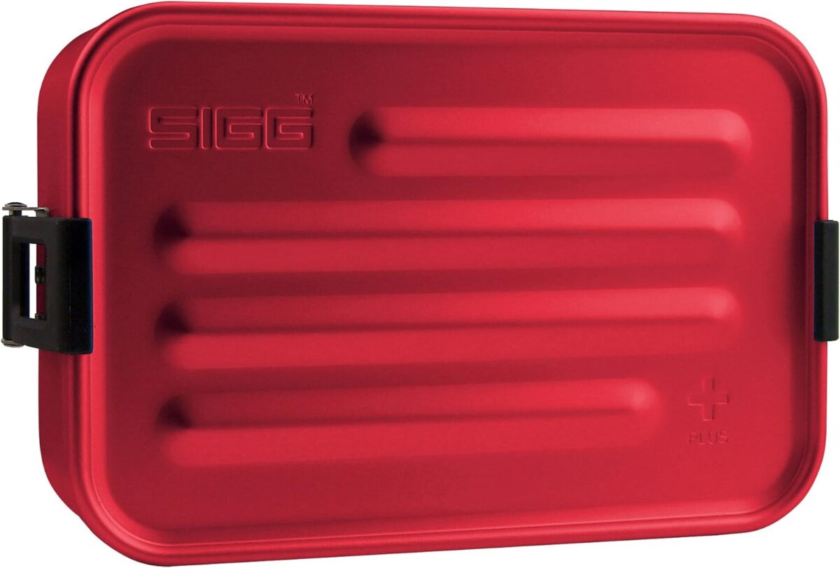 Sigg Vesperbox Metal Box Plus S 0.9L rot Aluminium für Kinder