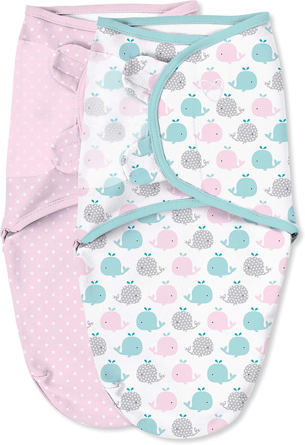 SwaddleMe Original Pucksack Gr. S (0-3 Monate) mit Klettverschluss für Babys