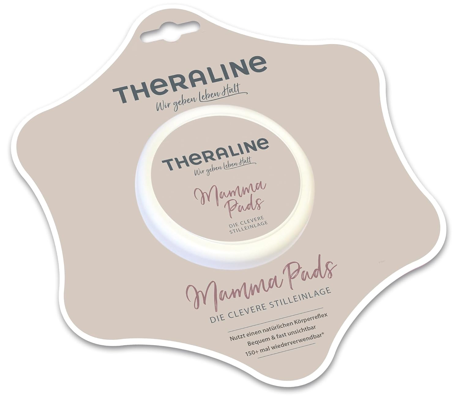 Theraline Silikon Stilleinlagen selbsthaftend und atmungsaktiv