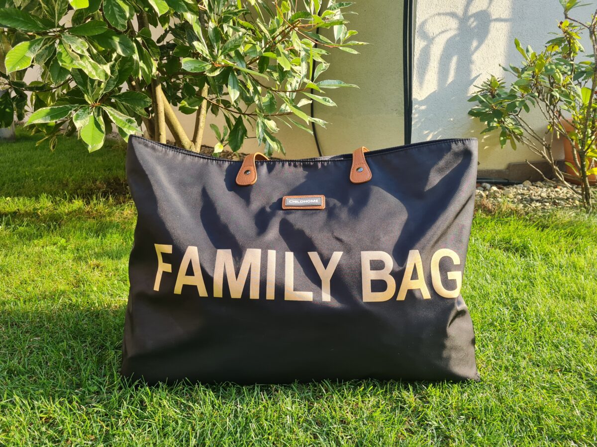 Childhome Family Bag – grosse Familientasche fuer Strand, See und Garten
